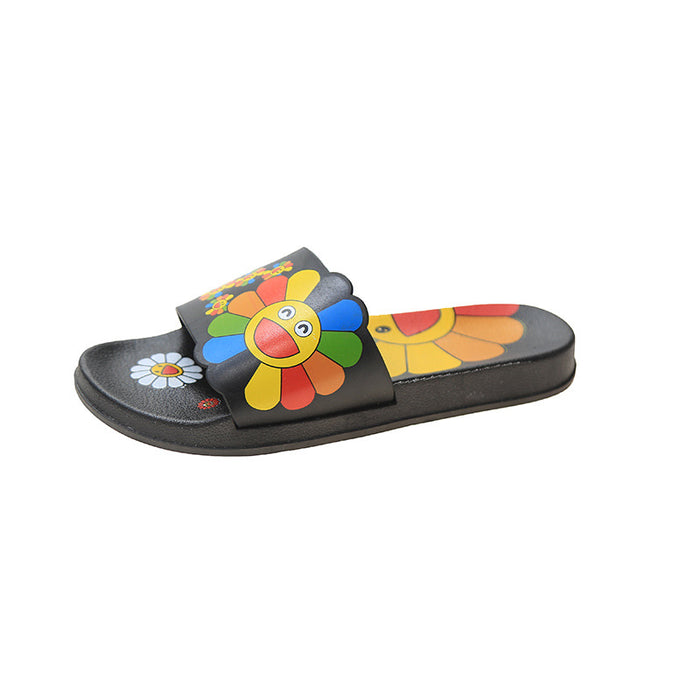 Wholesale PVC Sunflower Slippers JDC-SP-LiNi002