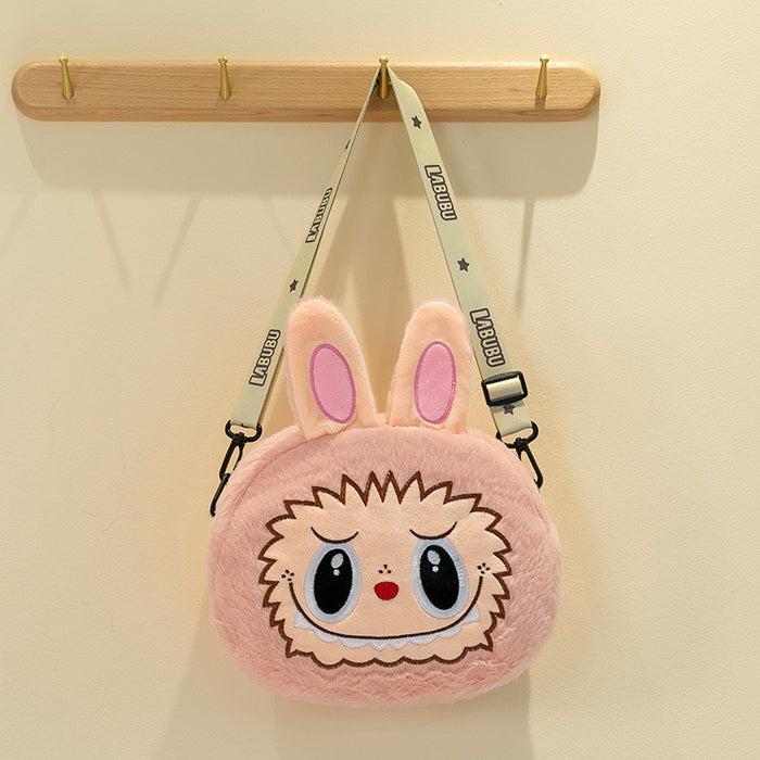 Wholesale Large Capacity Cartoon Plush Velvet Shoulder Bag