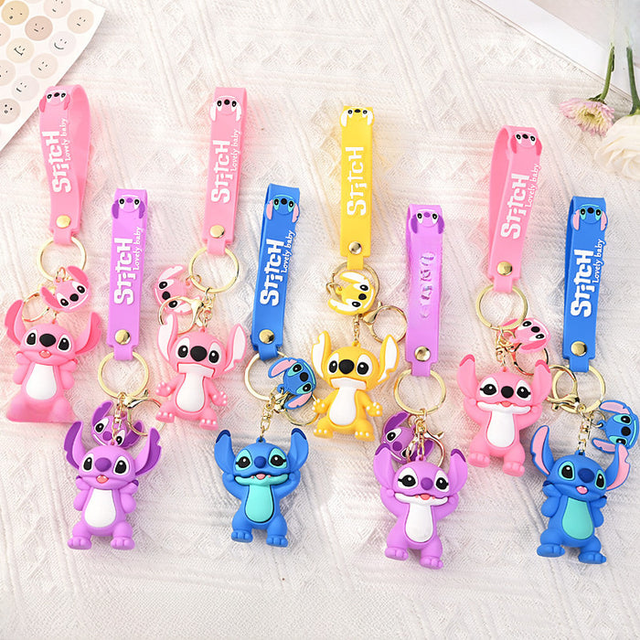 Wholesale Star Baby Keychain Doll Creative Cute Pendant Silicone Keychain Pendant