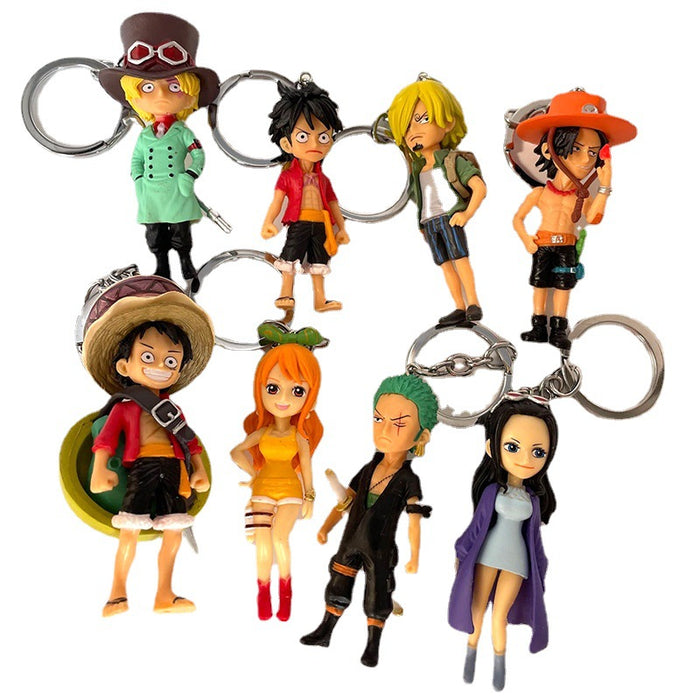 Wholesale 8PCS Anime Creative Cartoon Keychains JDC-KC-Manyi005