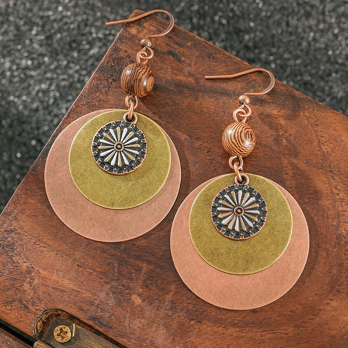 Wholesale Vintage Tree of Life Earring and Necklace Set Bohemian Style MOQ≥2