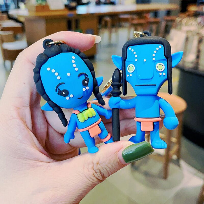 Wholesale Cartoon Doll Silicone Keychain JDC-KC-HongSheng003