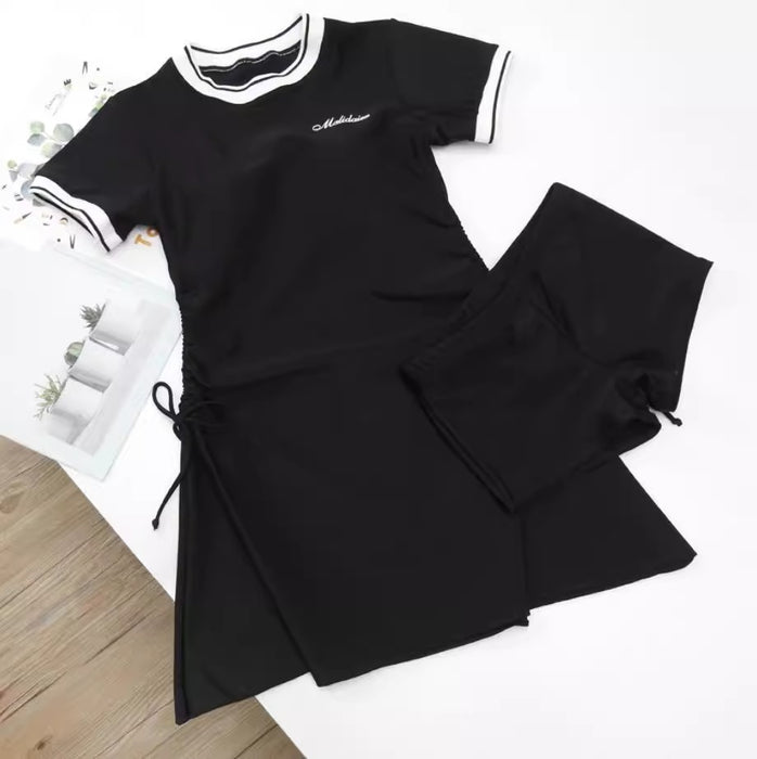 Wholesale Swimsuit split conservative student skirt slimming sports style hot spring swimsuit