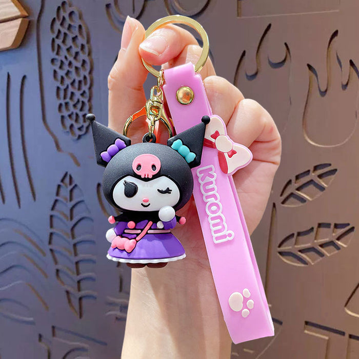 Wholesale PVC Cute Cartoon Doll Keychain JDC-KC-NLu007