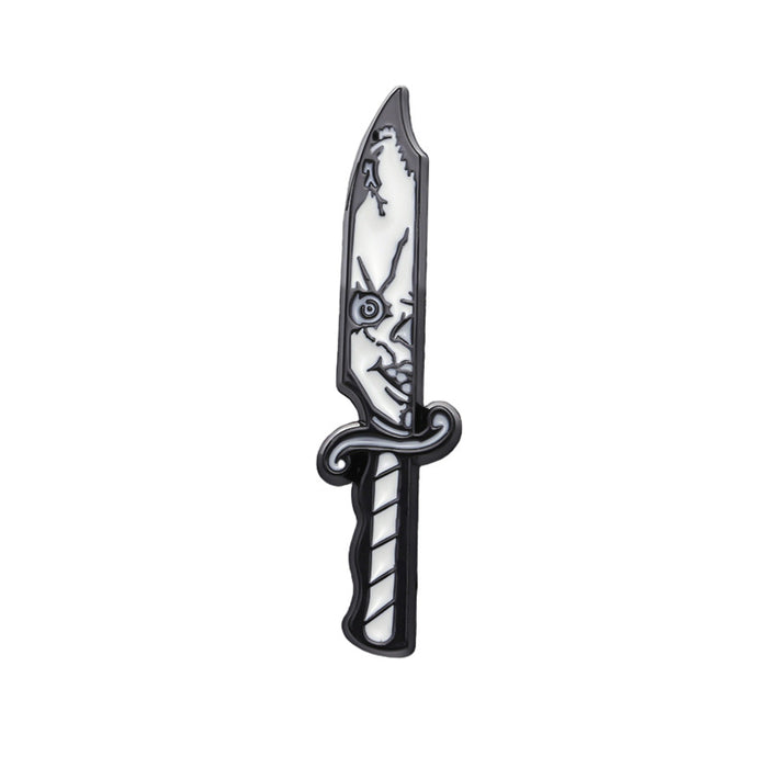 Wholesale Skull Dagger Series Metal Brooch JDC-BC-BL019