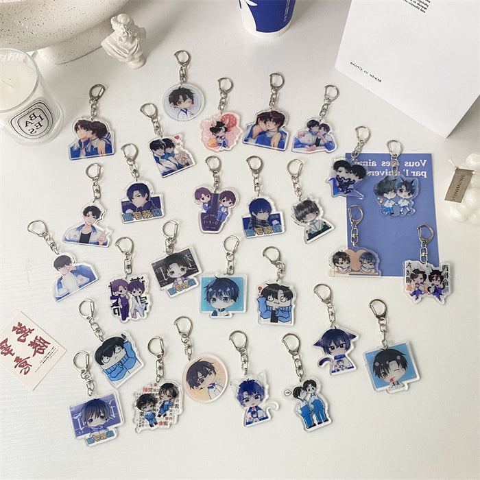 Wholesale Cartoon Acrylic Keychains JDC-KC-ChuangYi015