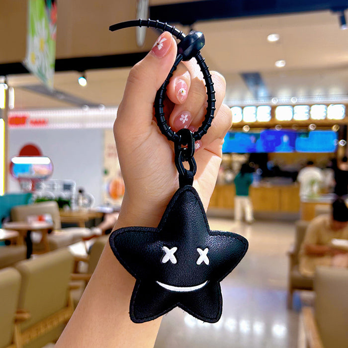 Wholesale Black Leather Keychain JDC-KC-WWX002