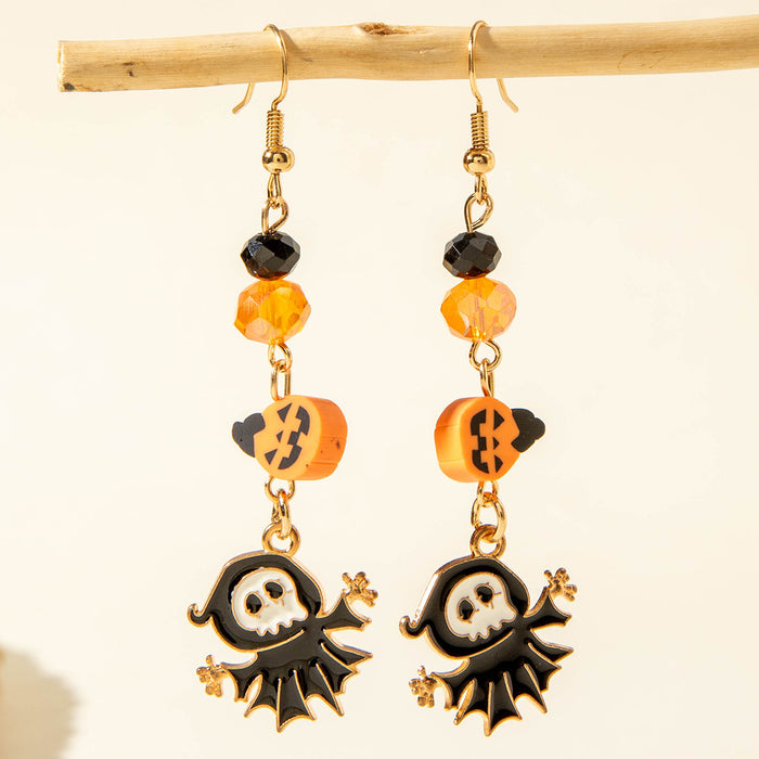 Wholesale  Ghost Pumpkin Skull Alloy Earring Set Trendy Party Jewelry Accessory MOQ≥2