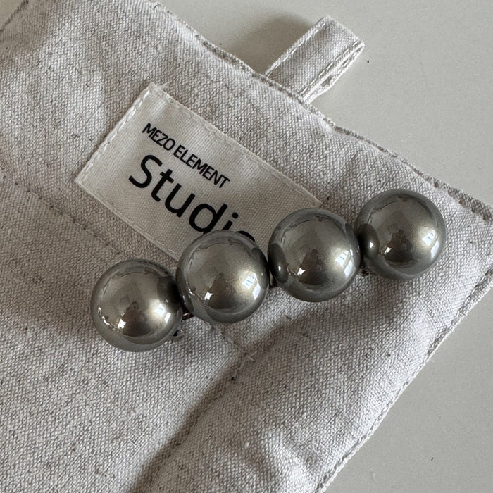 Wholesale 4 Pearl Barrette Hair Clips for the Back of the Head