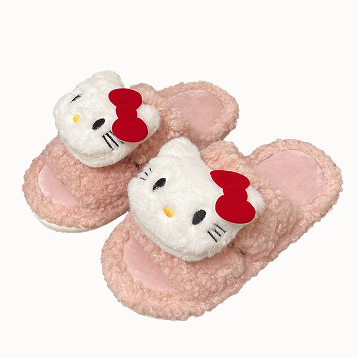 Wholesale Cotton Cute Cartoon Non-slip Winter Slippers JDC-SP-Lians003