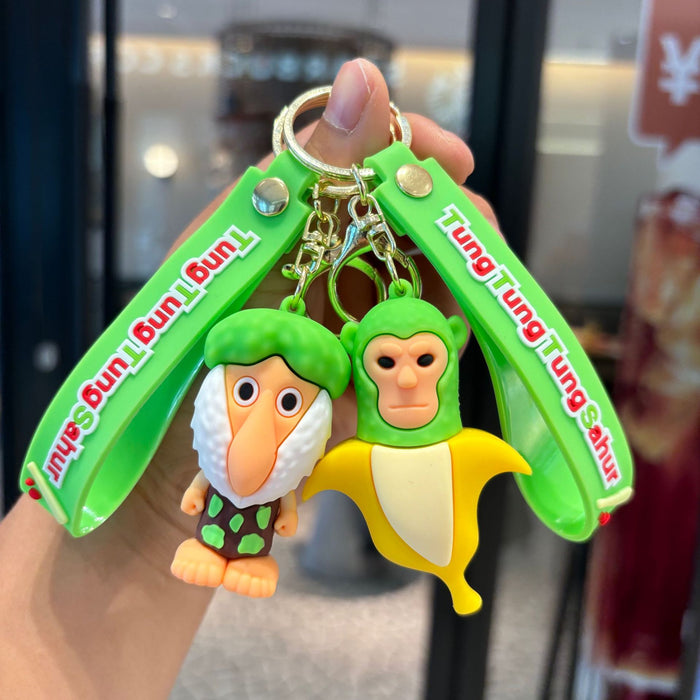 Wholesale Pvc Keychain Pendant Tree Doll Keychain