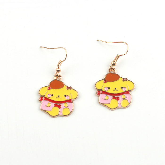 Wholesale Cartoon Alloy Earrings (F) JDC-ES-FuYu002