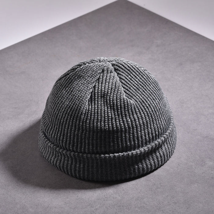 Wholesale Autumn and Winter Black Melon Skin Wool Hat JDC-FH-Shangy002