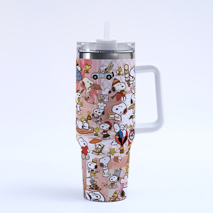 Wholesale Cartoon  Printed 40oz Stainless Steel Thermos ice bullies cup