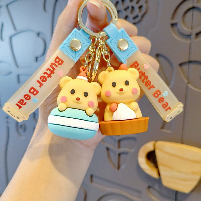 Wholesale Silicone Cartoon Doll Keychain JDC-KC-MingT202