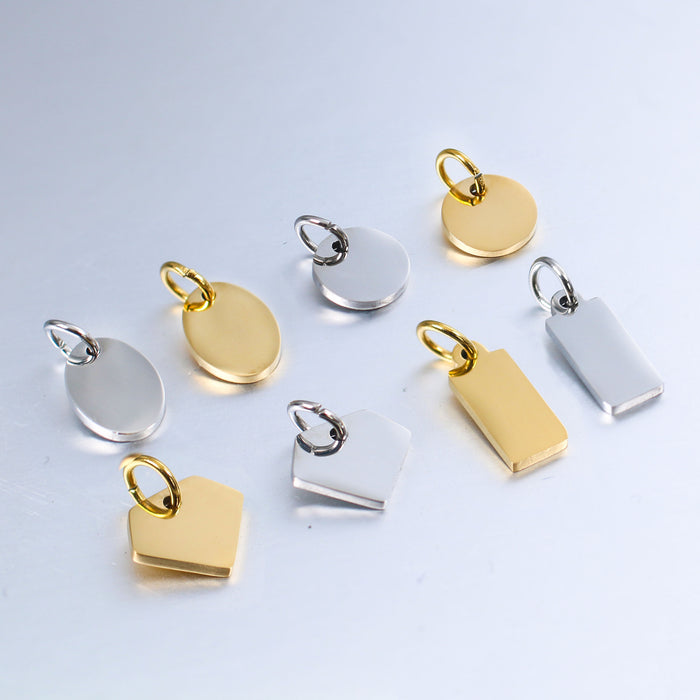 Wholesale Stainless steel bracelet, bracelet hang tag, mirror polished electroplating