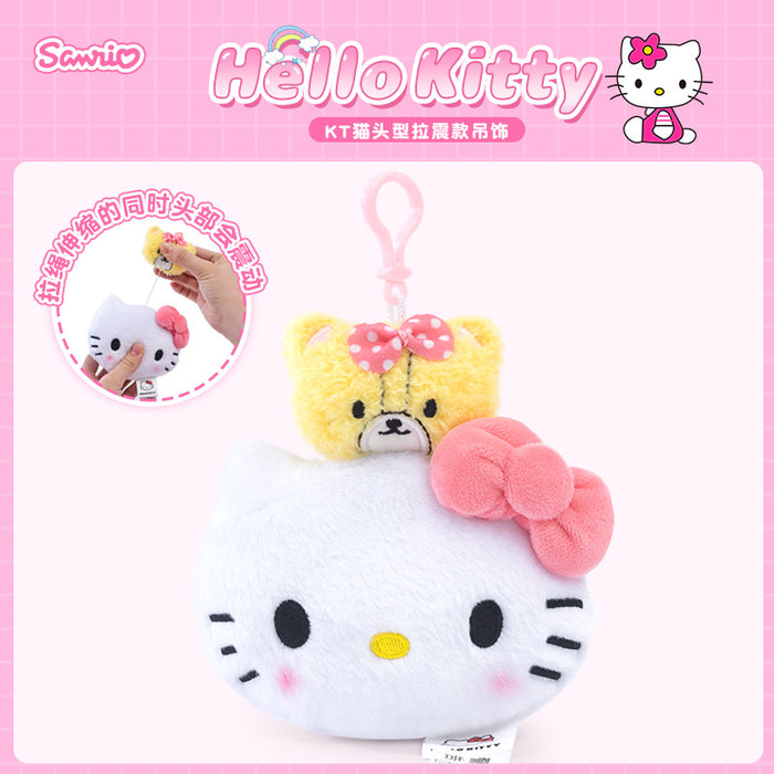 Wholesale Strawberry Cat Plush Doll Bag Pendant Girl' s Birthday Gift