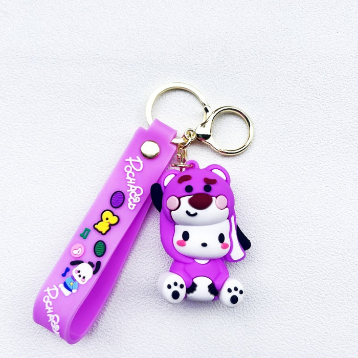 Wholesale PVC Cartoon Doll Keychain JDC-KC-WuYi191