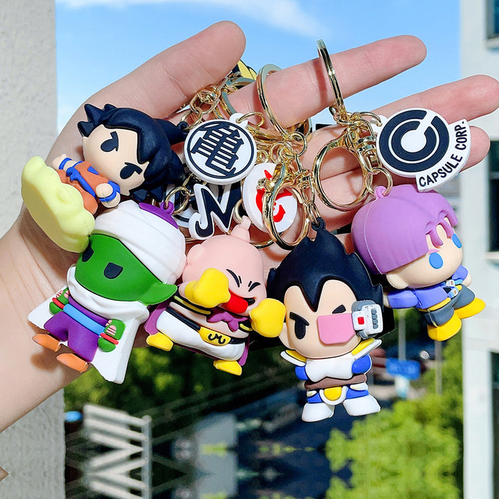 Wholesale Cartoon Silicone Doll Keychain JDC-KC-QiChao046