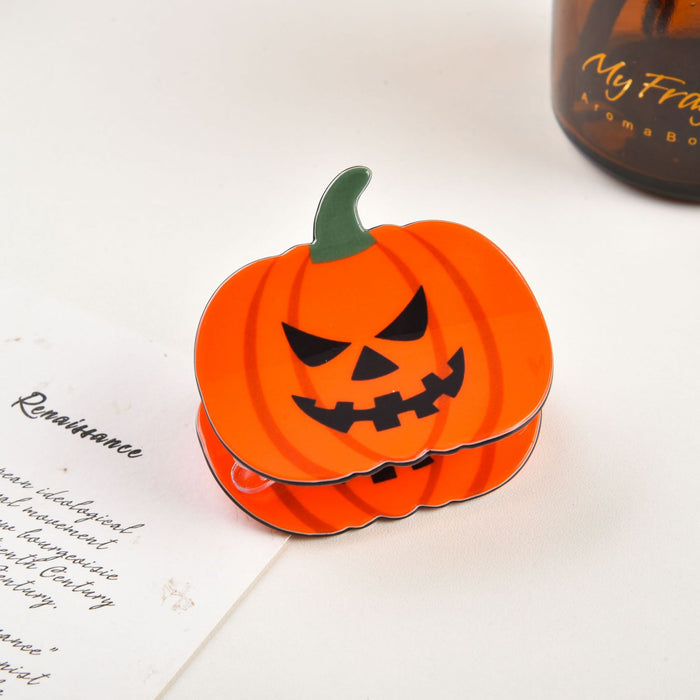 Wholesale Women S  Pumpkin Claw Clip Acrylic Hair Accessory 6Cm Handmade For Everyday Style And Resale