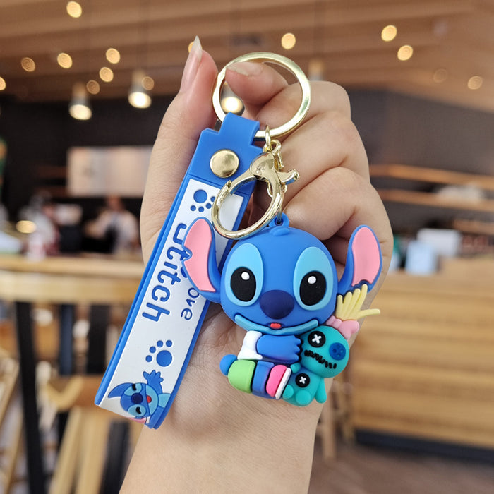 Wholesale Cartoon Silicone Doll Keychain JDC-KC-ZhuoRan021