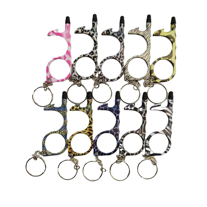 Wholesale Aluminum Alloy Touch Screen Function Door Opener Bottle Opener Keychain JDC-KC-CP001