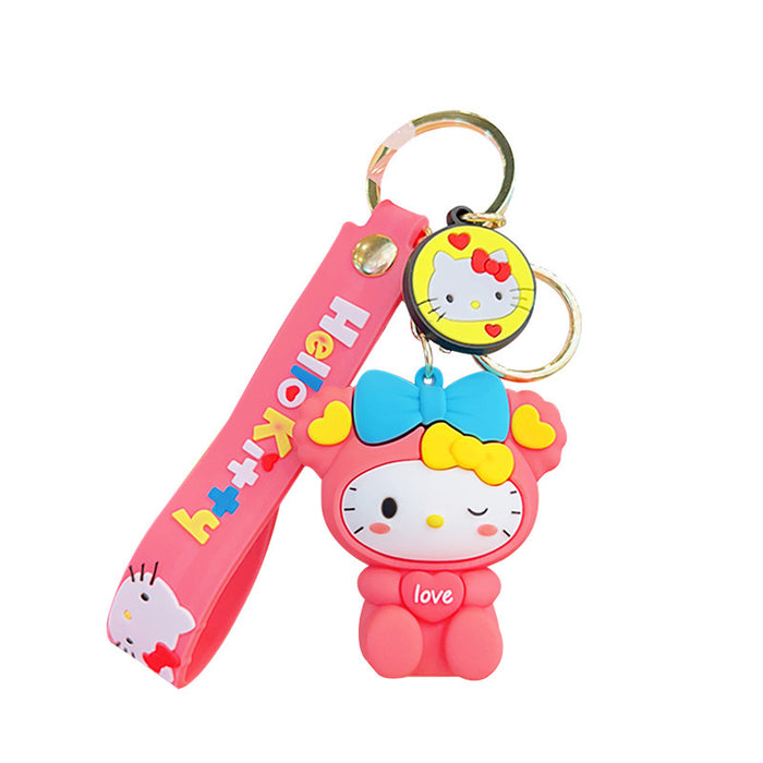 Wholesale Cartoon Doll Silicone Keychain JDC-KC-MingT280