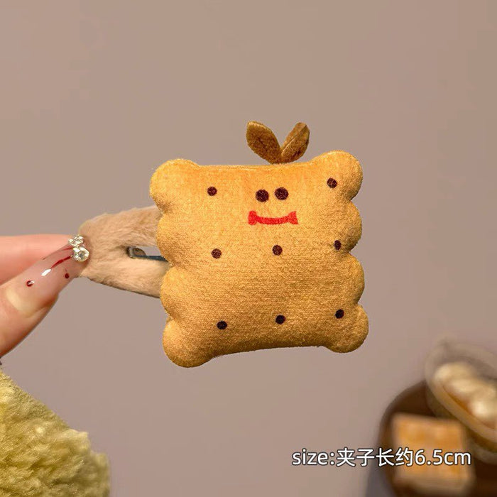 Wholesale Cute cartoon animal plush hair clips