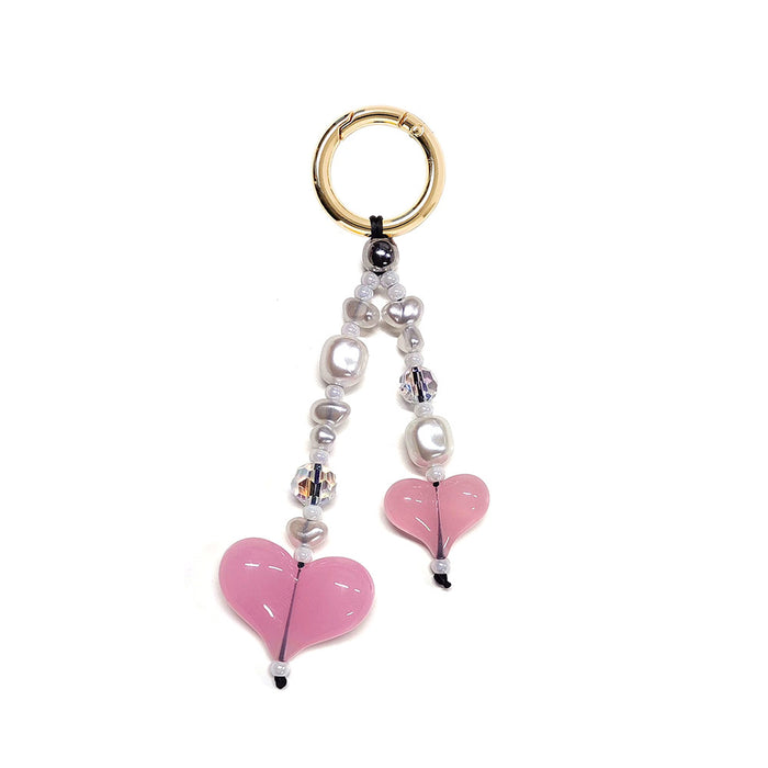 Wholesale  Keychain Love Key Chain DIY Hanging Ornaments Girls  Bag Small Pendant