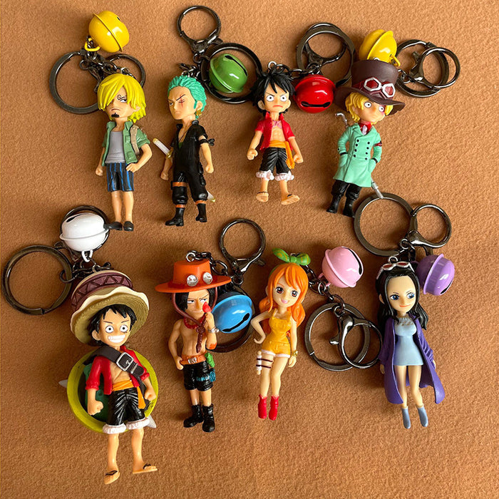 Wholesale 8PCS Anime Creative Cartoon Keychains JDC-KC-Manyi005