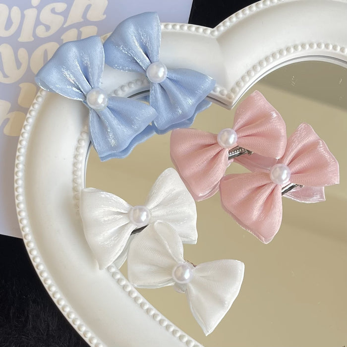 Wholesale Gauze Bow Hairpin JDC-HC-ZhiX020