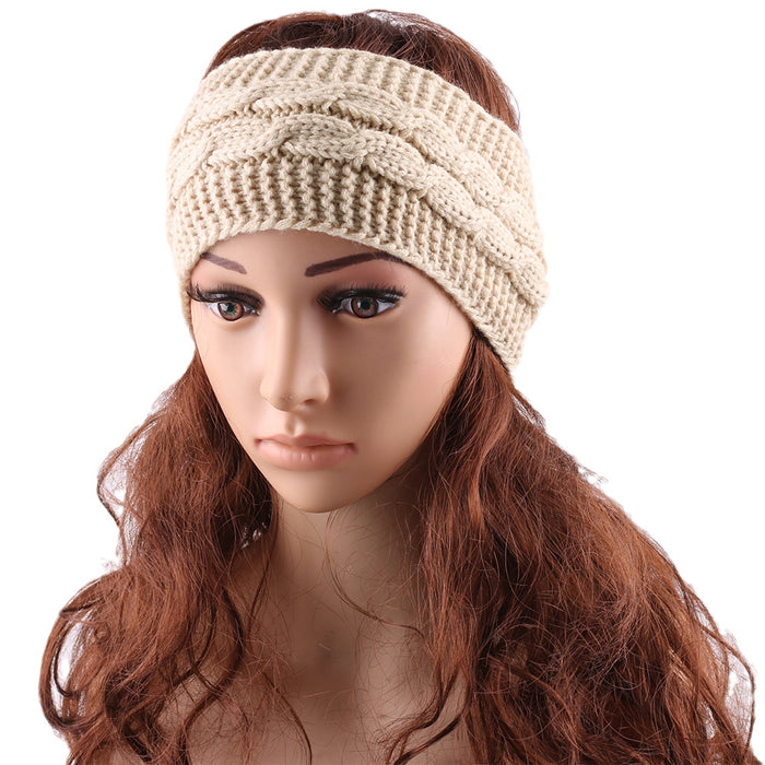 Wholesale autumn and winter wool knitted headband JDC-HD-XQ003