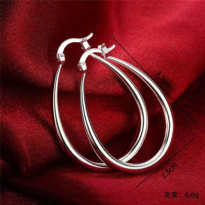 Wholesale smooth U-shaped earrings women's  earrings