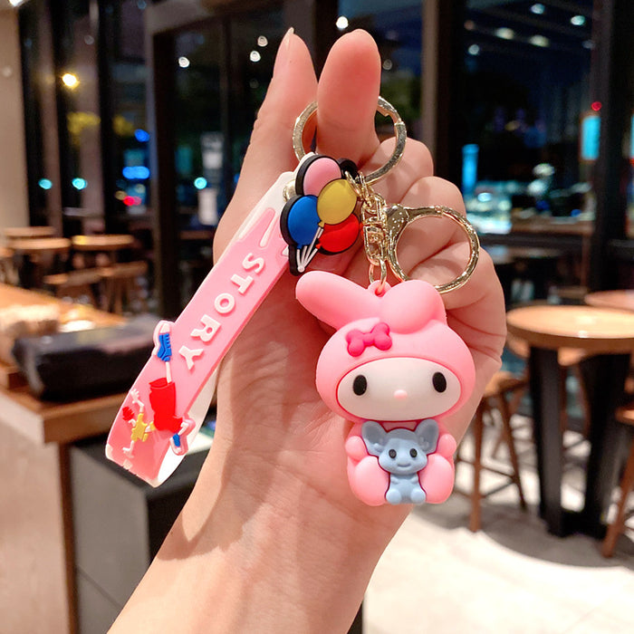 Wholesale PVC Cartoon Doll Keychain JDC-KC-YiD033