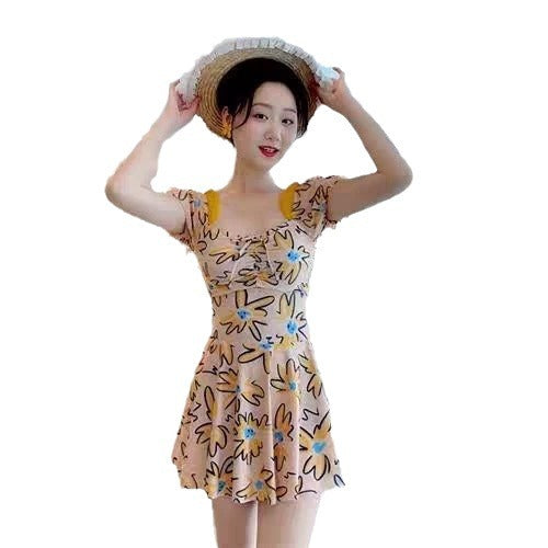 Wholesale Slimming one-piece vacation swimsuit