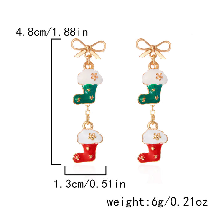 Wholesale  Christmas earrings  Christmas tree earrings