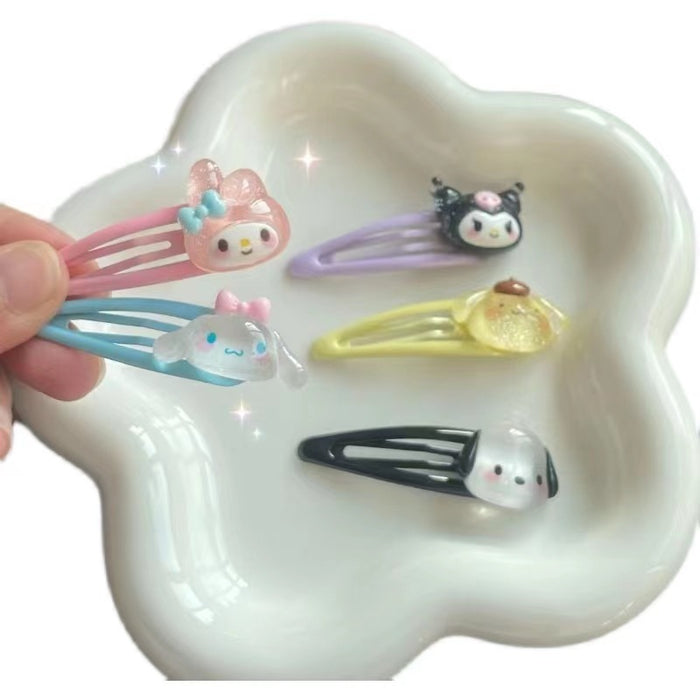 Wholesale Cartoon Cute Transparent Hair Clips (S) JDC-HC-MT002