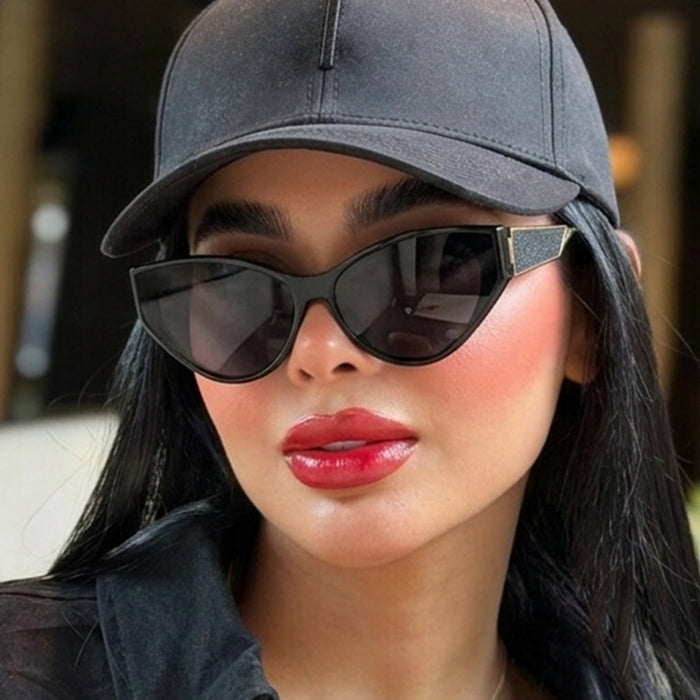 Wholesale Retro Cat Eye Ring Shape Sunglasses UV400 Protection Trendy Accessory