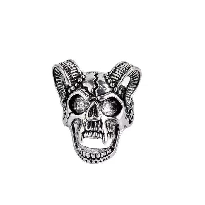 Wholesale Skull and Animal Head Ring Set Alloy Unisex Fashion Accessory Gift