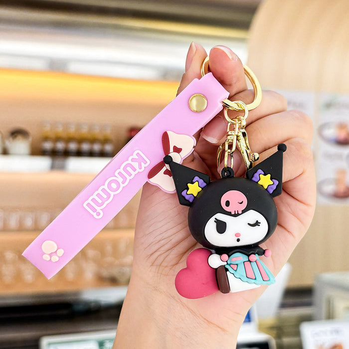 Wholesale PVC Cartoon Doll Keychain JDC-KC-Benxin005