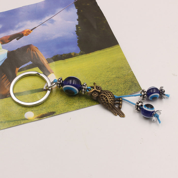 Wholesale Eyes, Beads, Devil's Eye, Keychain, Handheld Key, Owl Bag, Hanging