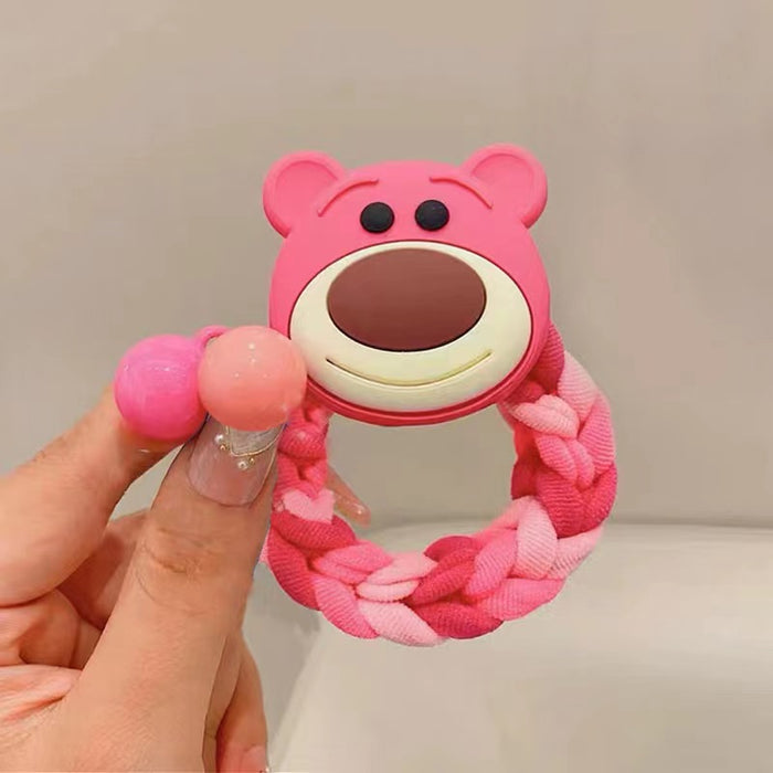 Wholesale Cartoon Cute Dog Head Fabric Hair Tie JDC-HS-Weiye005