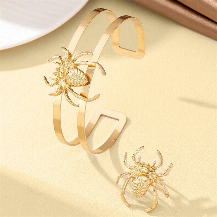 Wholesale Bracelet Fashion retro design high-end bracelet and ring set