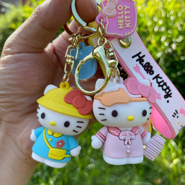 Wholesale Cute cartoon ornament, backpack pendant, car keychain, couple gift wholesale