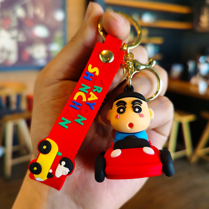 Wholesale Rubber Cartoon Doll Keychain JDC-KC-Tingm185