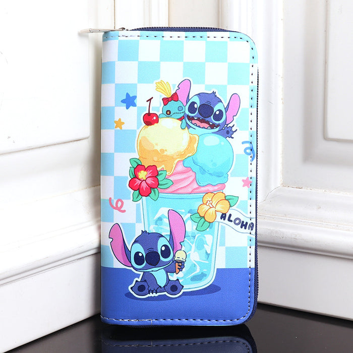 Wholesale cartoon cute children Girl women's long wallet