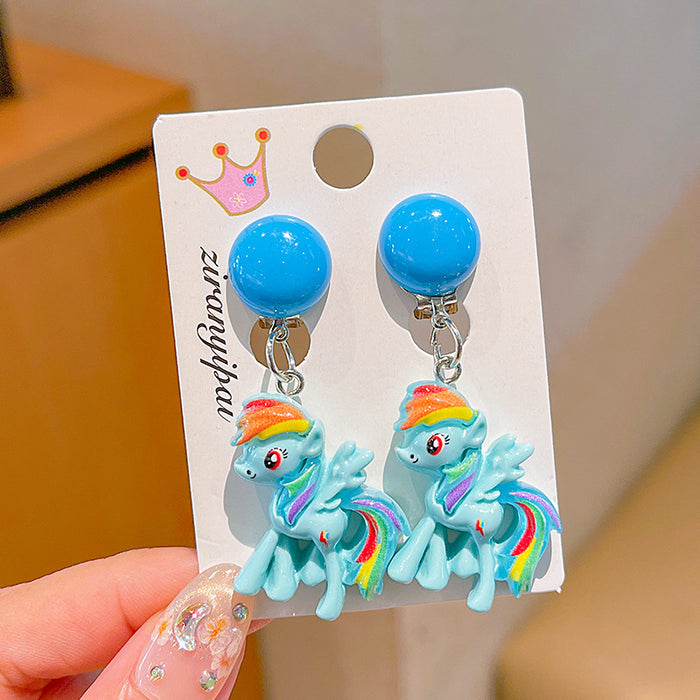 Wholesale  Children's Ear Clip Cartoon Ear Holes Jewelry Earrings  Girls' Earrings Jewelry