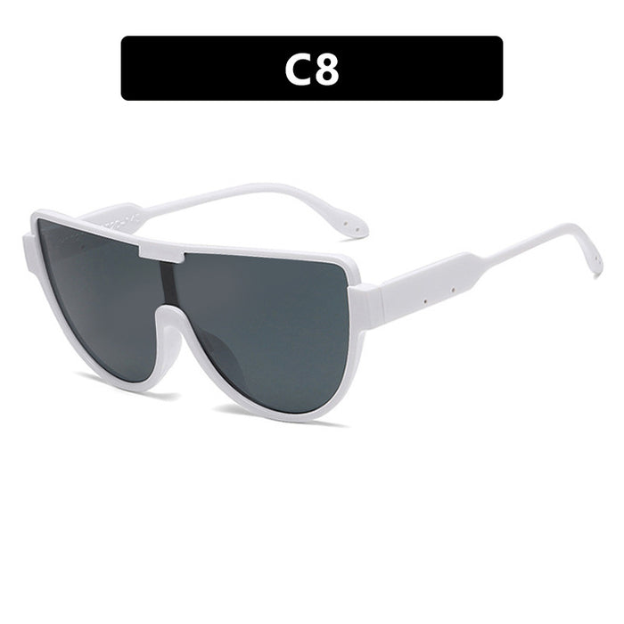 Wholesale Fashionable large frame connected sunglasses street photography sunglasses trendy sunglasses