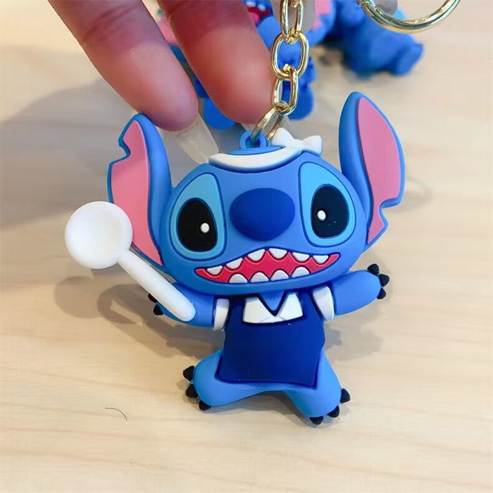 Wholesale Cartoon Doll Silicone Keychain JDC-KC-HongSheng009