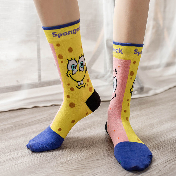 Wholesale Cartoon Trend Cotton Socks Stockings Breathable Sweat Absorbent JDC-SK-JSD002